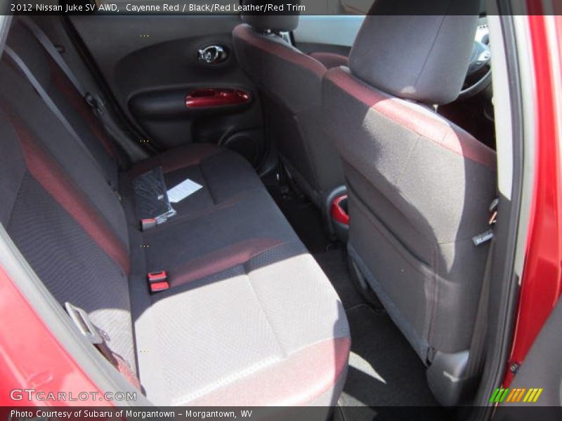 Cayenne Red / Black/Red Leather/Red Trim 2012 Nissan Juke SV AWD
