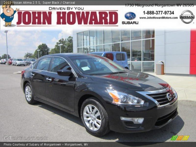 Super Black / Charcoal 2013 Nissan Altima 2.5 S