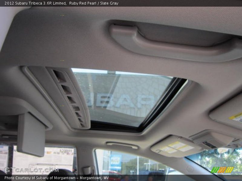 Ruby Red Pearl / Slate Gray 2012 Subaru Tribeca 3.6R Limited