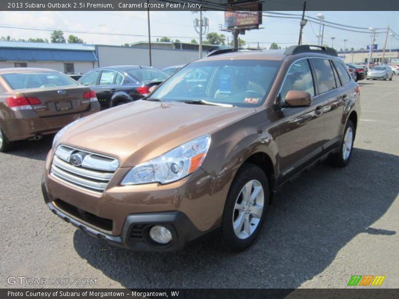 Caramel Bronze Pearl / Ivory 2013 Subaru Outback 2.5i Premium
