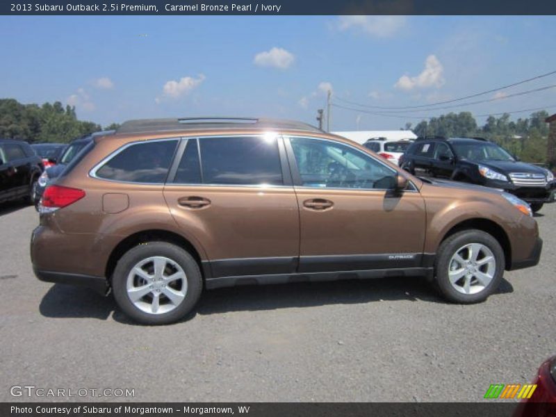 Caramel Bronze Pearl / Ivory 2013 Subaru Outback 2.5i Premium