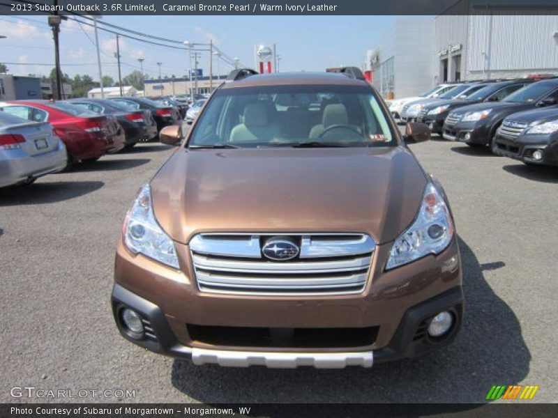 Caramel Bronze Pearl / Warm Ivory Leather 2013 Subaru Outback 3.6R Limited