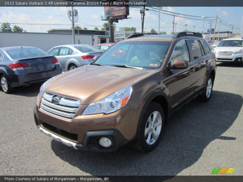 Caramel Bronze Pearl / Warm Ivory Leather 2013 Subaru Outback 3.6R Limited