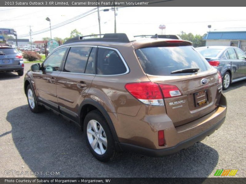Caramel Bronze Pearl / Warm Ivory Leather 2013 Subaru Outback 3.6R Limited