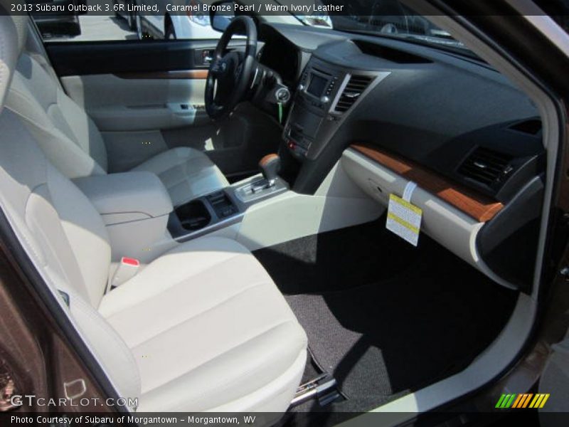 Caramel Bronze Pearl / Warm Ivory Leather 2013 Subaru Outback 3.6R Limited