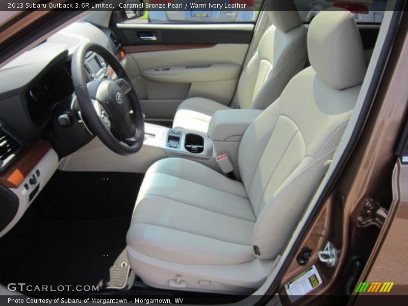 Caramel Bronze Pearl / Warm Ivory Leather 2013 Subaru Outback 3.6R Limited