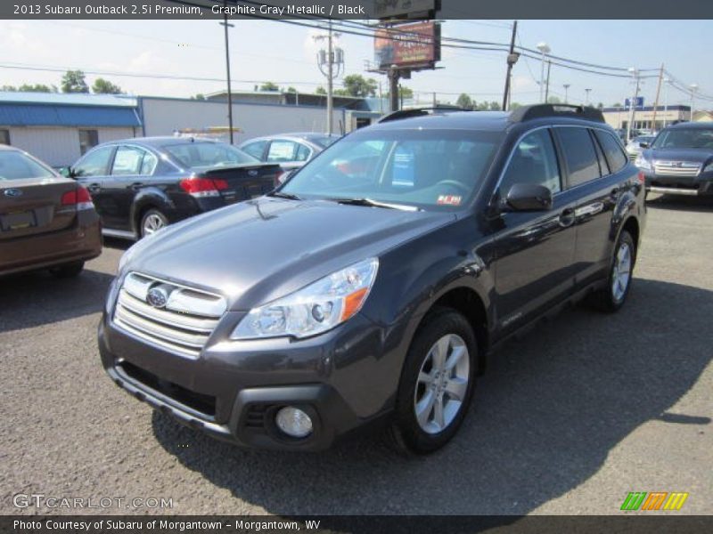 Graphite Gray Metallic / Black 2013 Subaru Outback 2.5i Premium