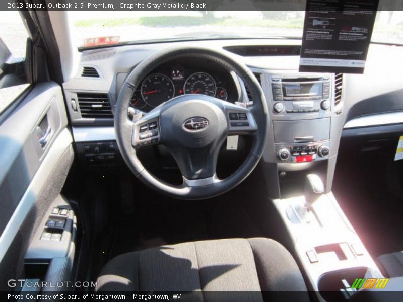 Graphite Gray Metallic / Black 2013 Subaru Outback 2.5i Premium