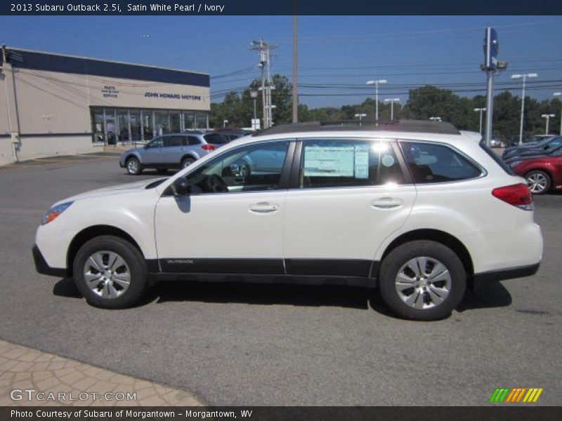 Satin White Pearl / Ivory 2013 Subaru Outback 2.5i