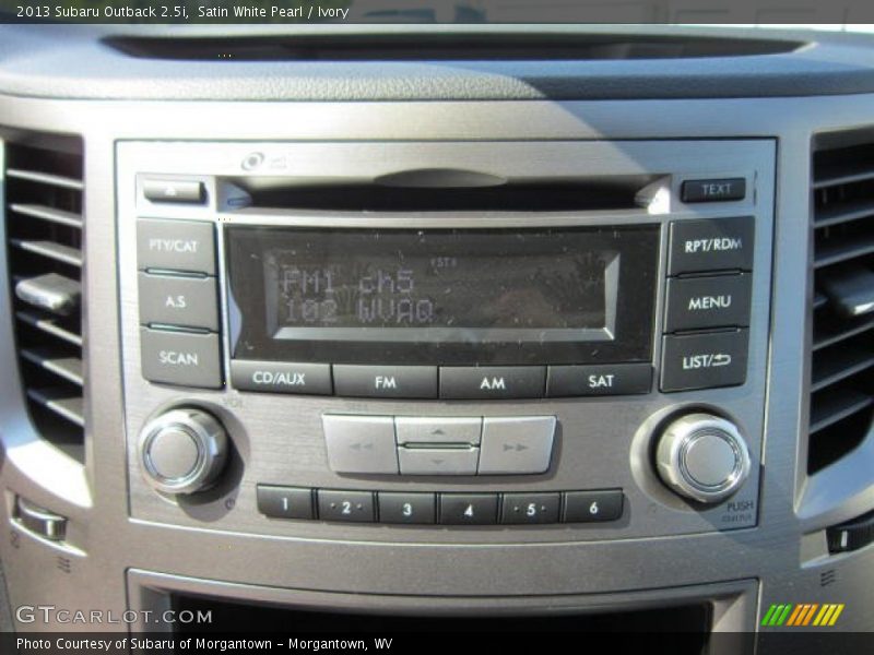Satin White Pearl / Ivory 2013 Subaru Outback 2.5i