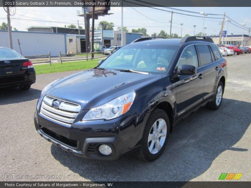 Deep Indigo Pearl / Ivory 2013 Subaru Outback 2.5i Premium