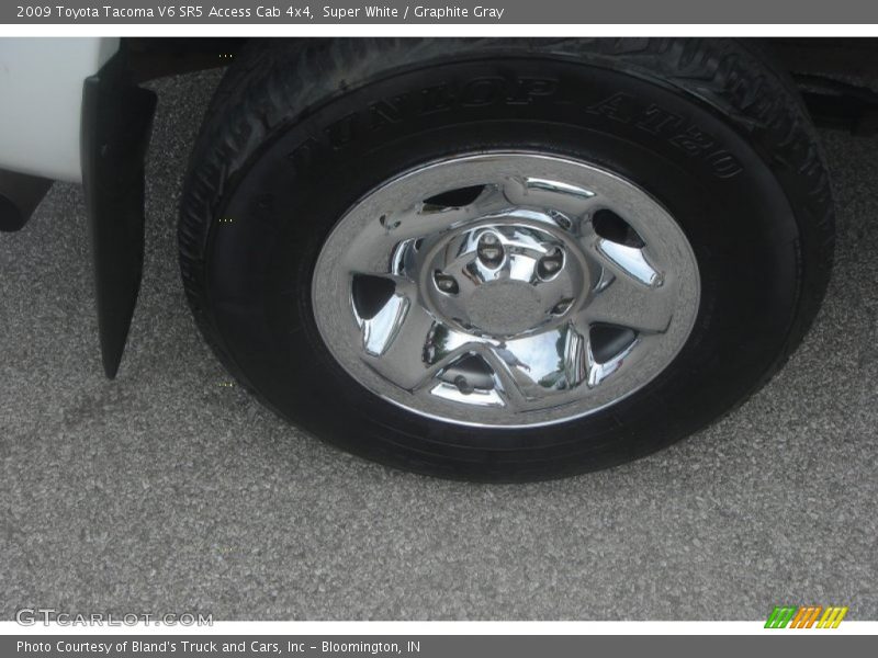 Super White / Graphite Gray 2009 Toyota Tacoma V6 SR5 Access Cab 4x4