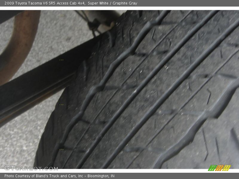 Super White / Graphite Gray 2009 Toyota Tacoma V6 SR5 Access Cab 4x4