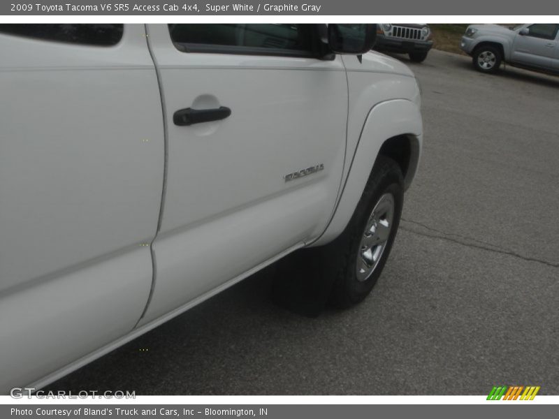 Super White / Graphite Gray 2009 Toyota Tacoma V6 SR5 Access Cab 4x4