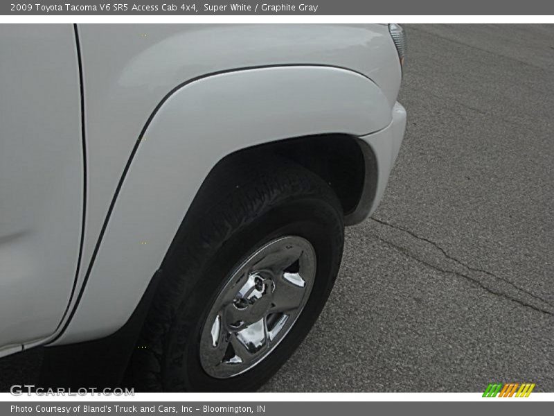 Super White / Graphite Gray 2009 Toyota Tacoma V6 SR5 Access Cab 4x4