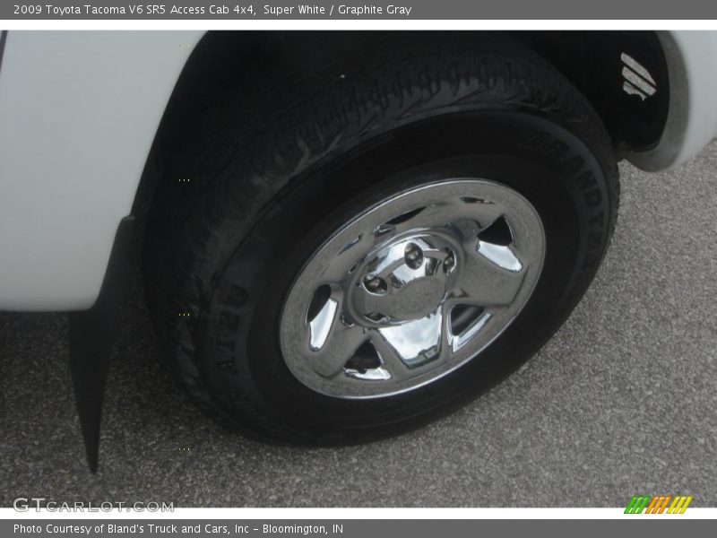 Super White / Graphite Gray 2009 Toyota Tacoma V6 SR5 Access Cab 4x4