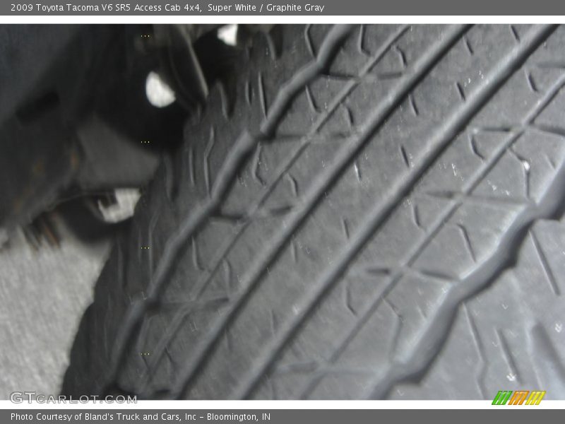 Super White / Graphite Gray 2009 Toyota Tacoma V6 SR5 Access Cab 4x4