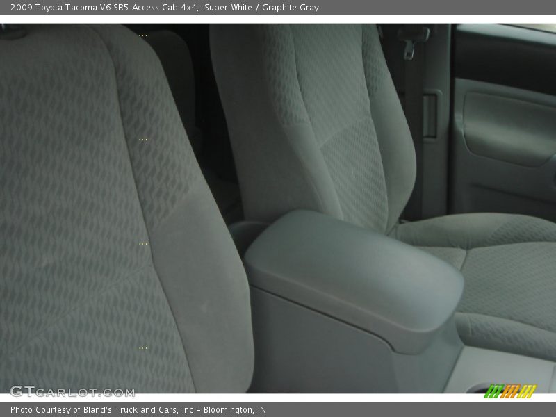 Super White / Graphite Gray 2009 Toyota Tacoma V6 SR5 Access Cab 4x4