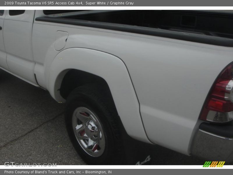Super White / Graphite Gray 2009 Toyota Tacoma V6 SR5 Access Cab 4x4