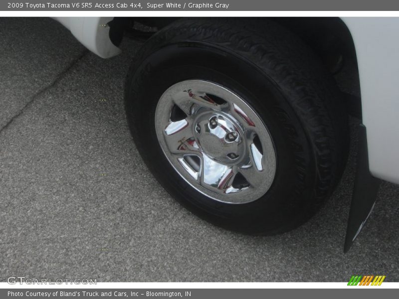 Super White / Graphite Gray 2009 Toyota Tacoma V6 SR5 Access Cab 4x4