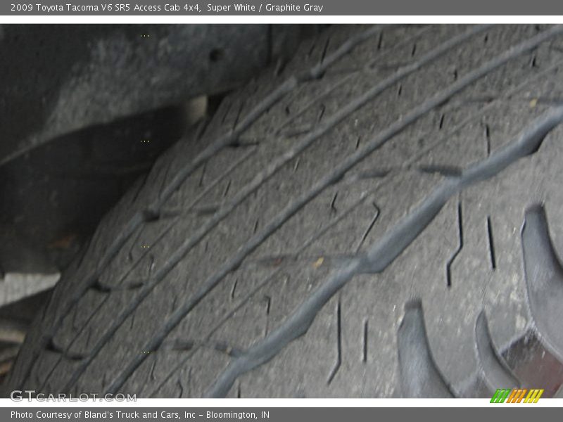 Super White / Graphite Gray 2009 Toyota Tacoma V6 SR5 Access Cab 4x4