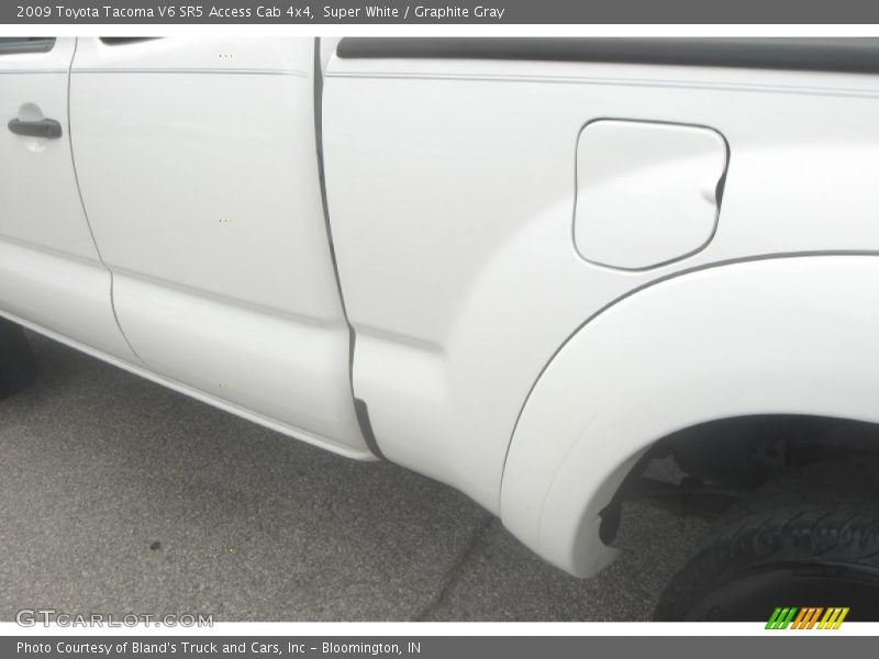 Super White / Graphite Gray 2009 Toyota Tacoma V6 SR5 Access Cab 4x4