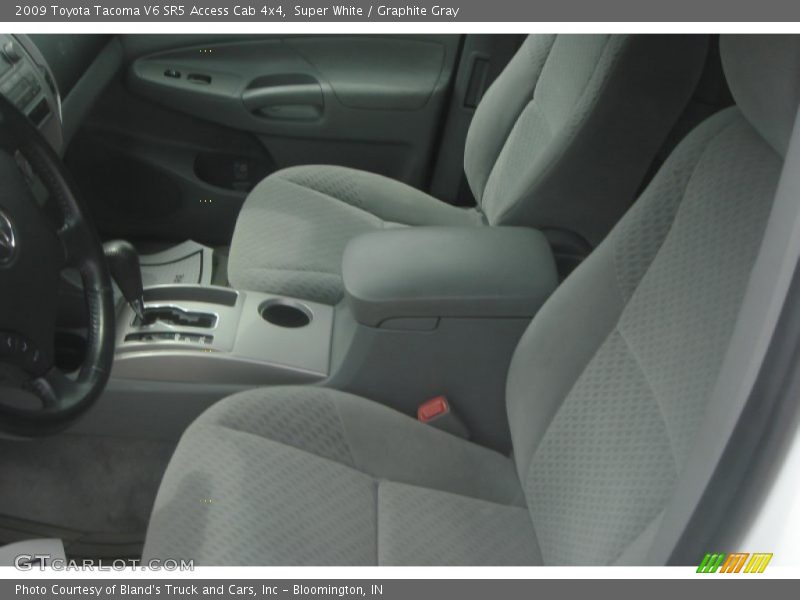 Super White / Graphite Gray 2009 Toyota Tacoma V6 SR5 Access Cab 4x4