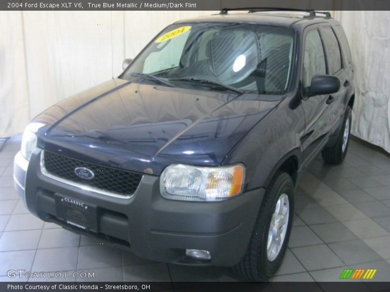 True Blue Metallic / Medium/Dark Flint 2004 Ford Escape XLT V6