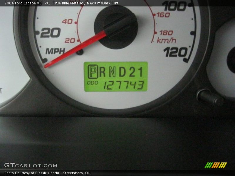 True Blue Metallic / Medium/Dark Flint 2004 Ford Escape XLT V6