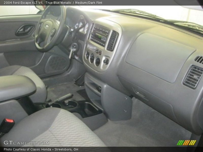 True Blue Metallic / Medium/Dark Flint 2004 Ford Escape XLT V6