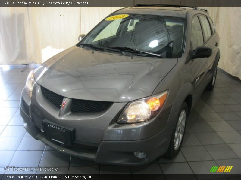 Shadow Gray / Graphite 2003 Pontiac Vibe GT