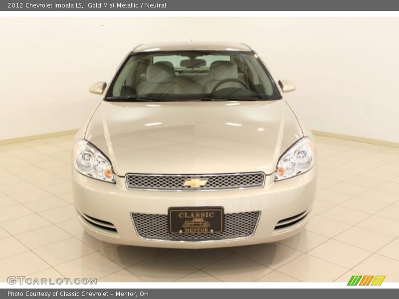 Gold Mist Metallic / Neutral 2012 Chevrolet Impala LS