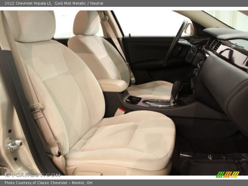 Gold Mist Metallic / Neutral 2012 Chevrolet Impala LS