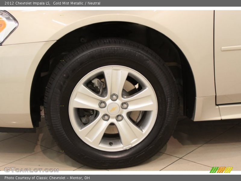 Gold Mist Metallic / Neutral 2012 Chevrolet Impala LS
