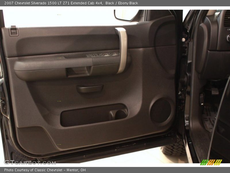 Black / Ebony Black 2007 Chevrolet Silverado 1500 LT Z71 Extended Cab 4x4