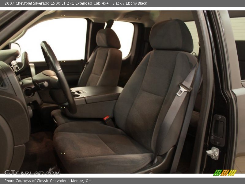 Black / Ebony Black 2007 Chevrolet Silverado 1500 LT Z71 Extended Cab 4x4