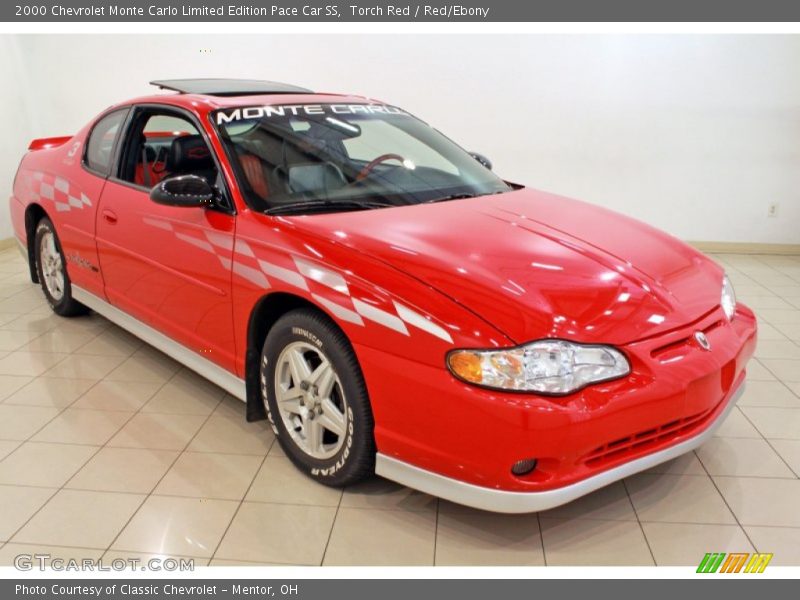 Front 3/4 View of 2000 Monte Carlo Limited Edition Pace Car SS