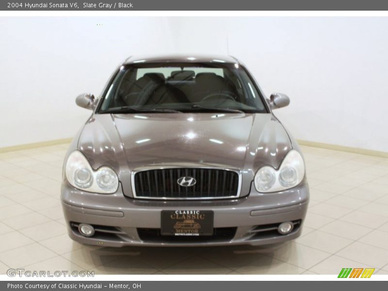 Slate Gray / Black 2004 Hyundai Sonata V6