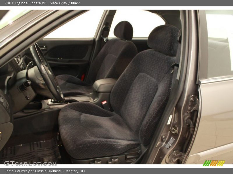 Slate Gray / Black 2004 Hyundai Sonata V6