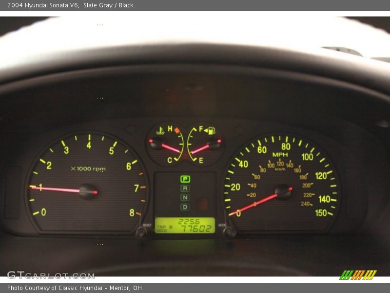  2004 Sonata V6 V6 Gauges
