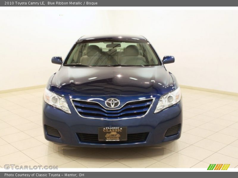Blue Ribbon Metallic / Bisque 2010 Toyota Camry LE
