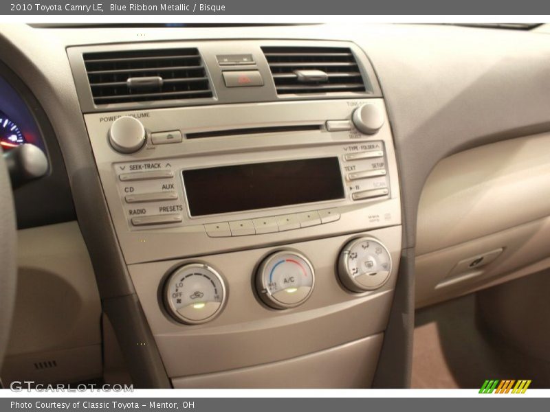 Blue Ribbon Metallic / Bisque 2010 Toyota Camry LE
