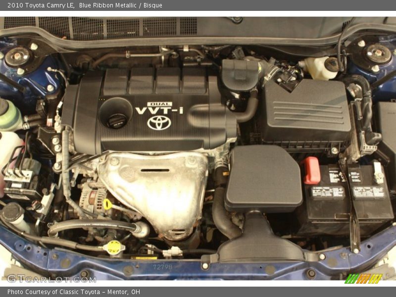 Blue Ribbon Metallic / Bisque 2010 Toyota Camry LE