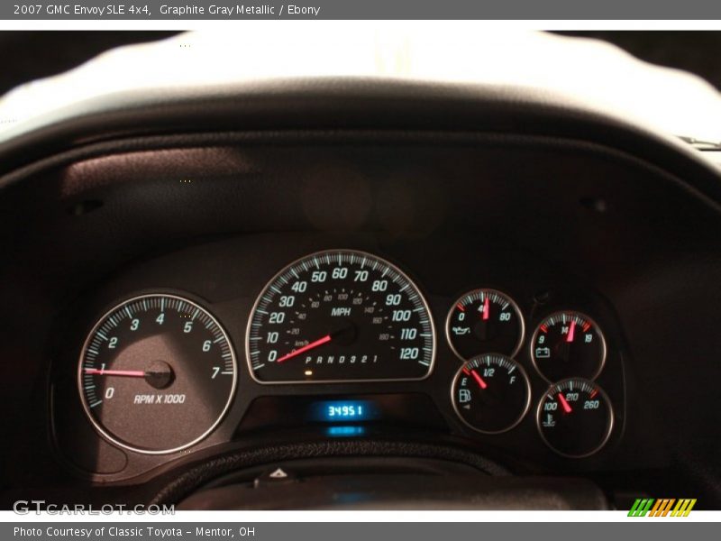 Graphite Gray Metallic / Ebony 2007 GMC Envoy SLE 4x4