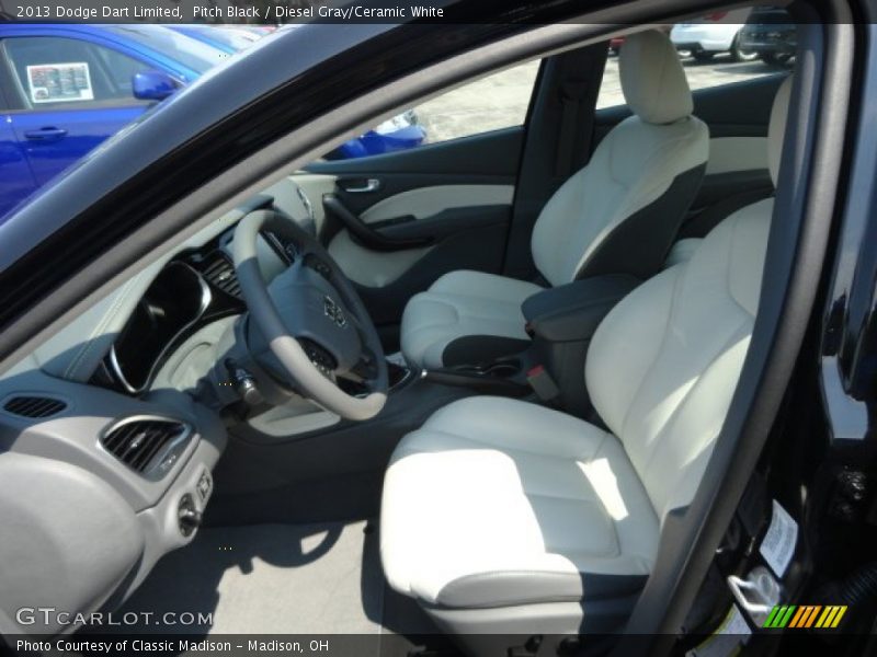 Front Seat of 2013 Dart Limited