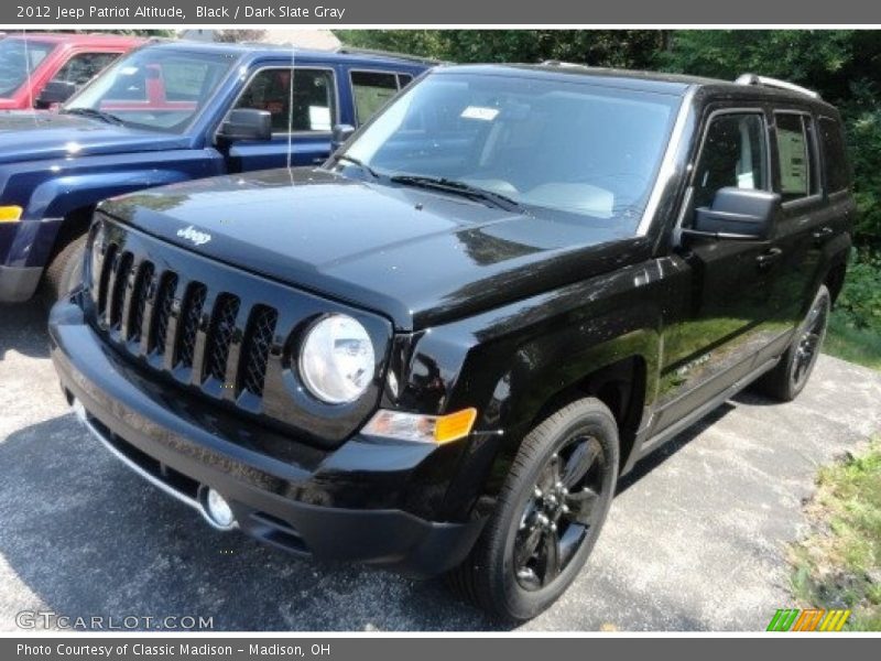 Black / Dark Slate Gray 2012 Jeep Patriot Altitude