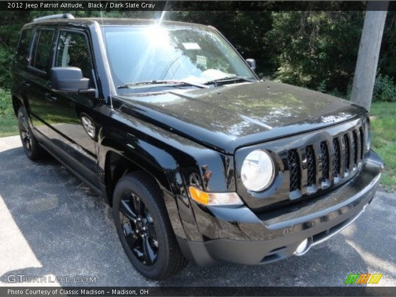 Black / Dark Slate Gray 2012 Jeep Patriot Altitude