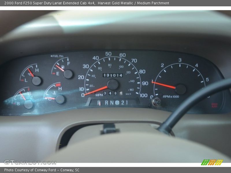  2000 F250 Super Duty Lariat Extended Cab 4x4 Lariat Extended Cab 4x4 Gauges
