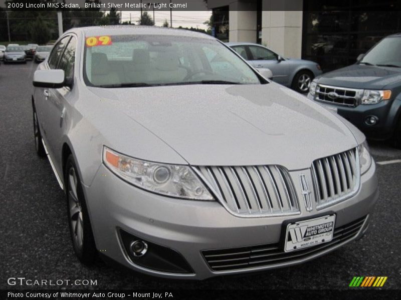 Brilliant Silver Metallic / Light Camel 2009 Lincoln MKS Sedan