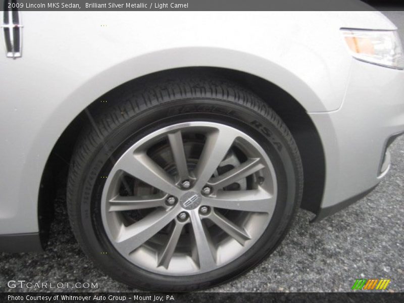 Brilliant Silver Metallic / Light Camel 2009 Lincoln MKS Sedan